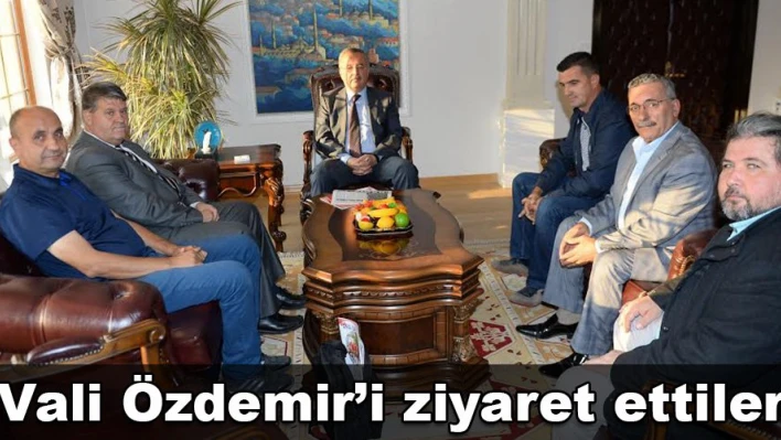 Nezaket ziyaretinde bulundular
