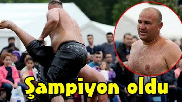 Şampiyon oldu