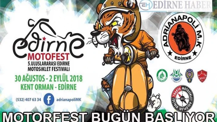 Motorfest Bugün Kapılarını Açıyor