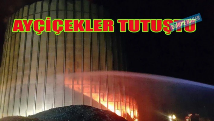Depolar tutuştu