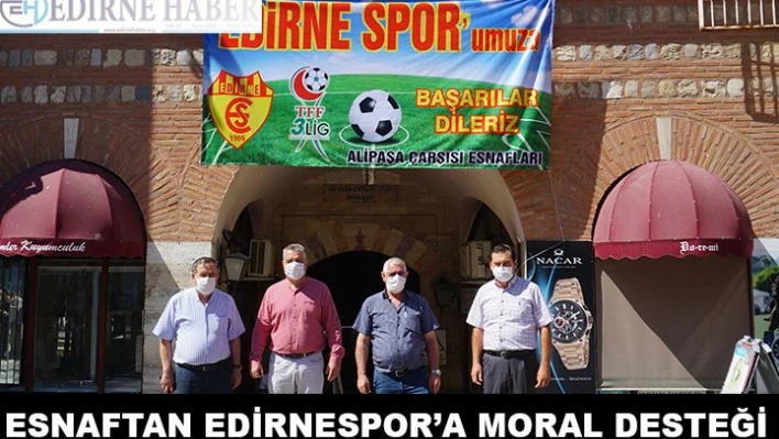 Esnaftan Edirnespor'a Destek