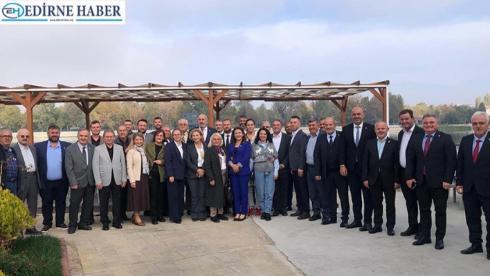 Delibalta, Edirneli muhtarlarla bir araya geldi