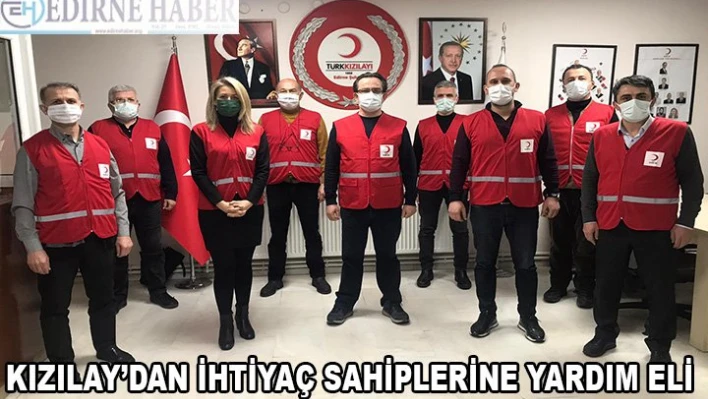 Kızılay'dan İhtiyaç sahiplerine yardım eli