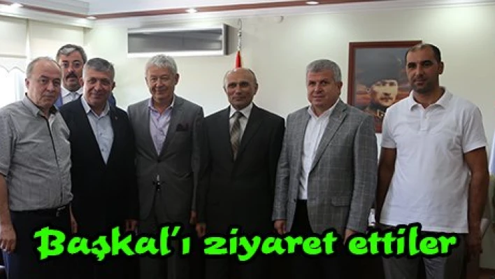 Başkal'ı ziyaret ettiler