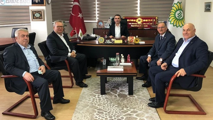Belediye Başkanı Ormankıran'dan Trakya Birlik Yönetim Kurulu Başkanı Kırbiç'e ziyaret