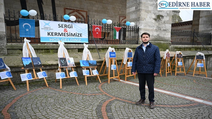 Doğu Türkistanlı yetimler yararına sergi ve kermes düzenlendi