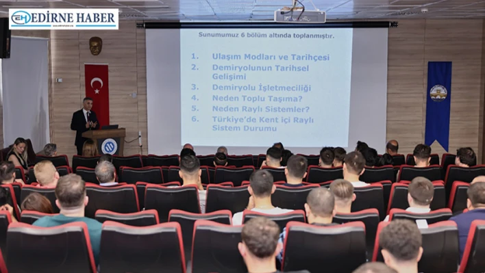Dünden Bugüne Raylı Sistemler semineri düzenlendi
