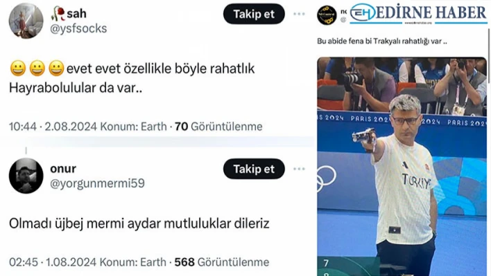 Dünyanın konuştuğu Türk sporcuya Edirnelilerden destek