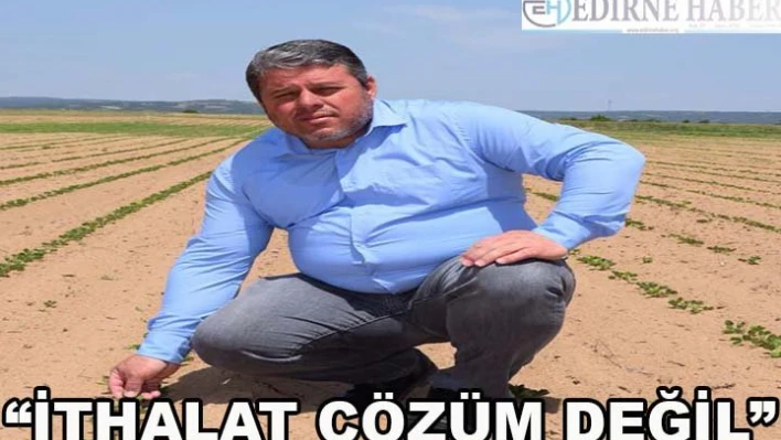 'İthalat Çözüm Değil'