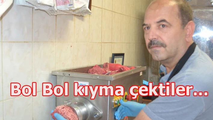 'İş yok, kıyma çekiyoruz'