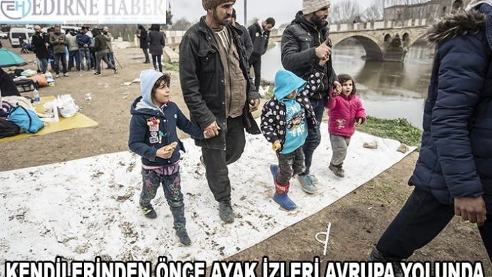 Kendilerinden önce ayak izleri Avrupa yolunda
