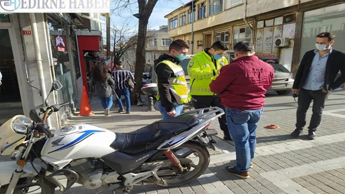 Malkara'da motosiklet ve traktörler denetlendi