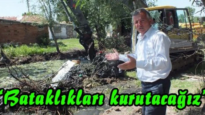 'Bataklıkları kurutacağız'