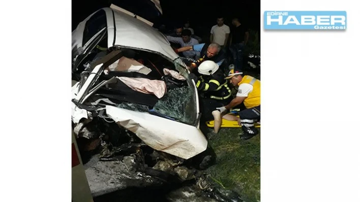 Trafik kazası can aldıÂ Â Â Â Â Â Â Â 