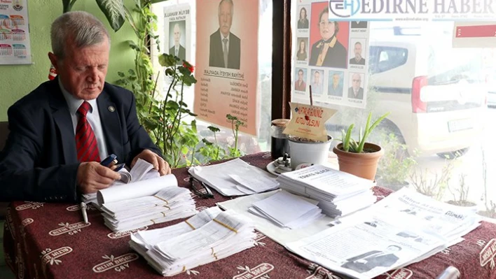 'İddia' ile başladığı muhtarlıkta 35 yılı geride bıraktı