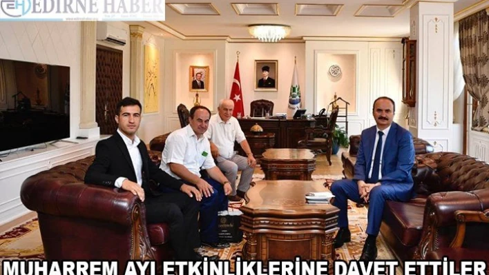 Muharrem Ayı etkinliklerine davet ettiler