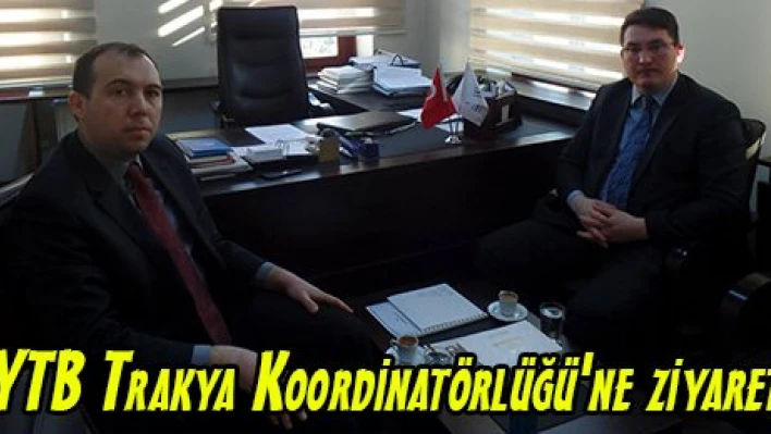 YTB Trakya Koordinatörlüğü'ne ziyaret