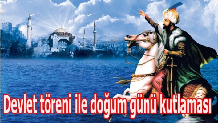 Kutlamalar devlet töreni ile