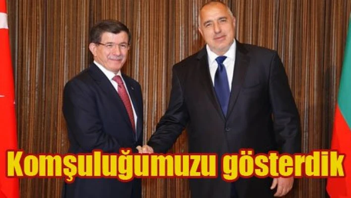'Dostluğumuzun kanıtıdır'