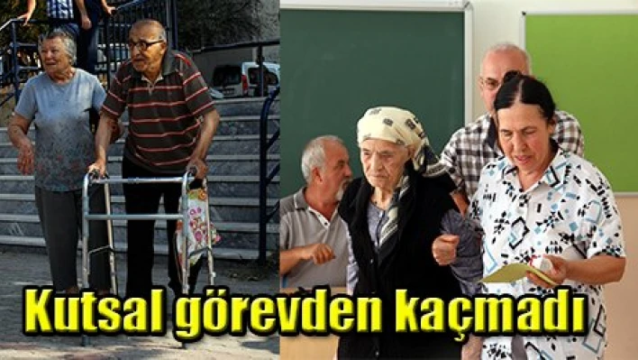 Kutsal görevden kaçmadı