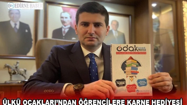 Ülkü Ocakları'ndan öğrencilere karne hediyesi