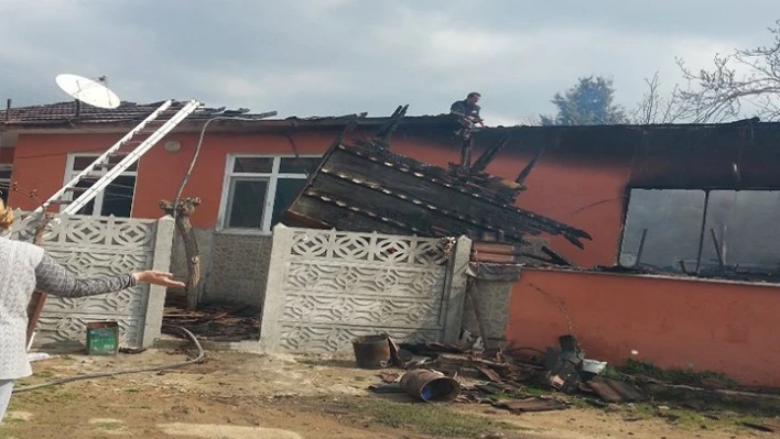 Güçlükle söndürüldü