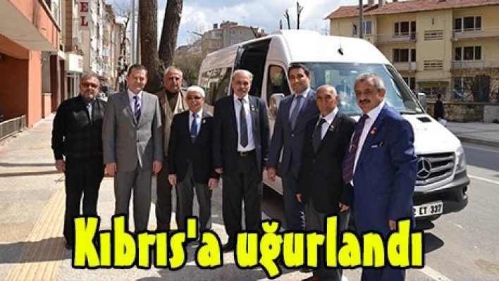 Kıbrıs'a uğurlandı