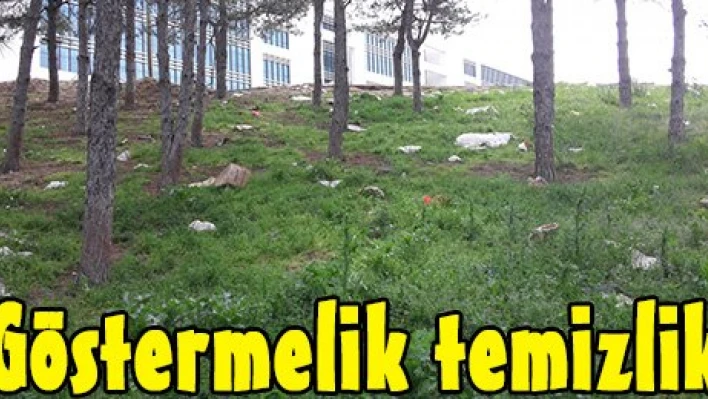 Göstermelik temizlik