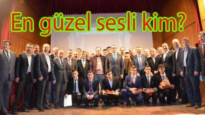 Hafızlar yarıştı