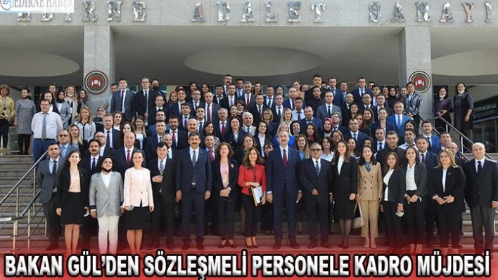 Bakan Gül, Adliye personeliyle öğle yemeğinde bir araya geldi