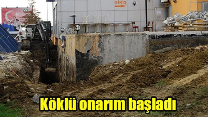 Köklü onarım başladı
