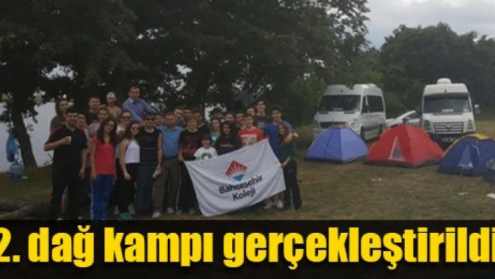Dağ kampı yaptılar
