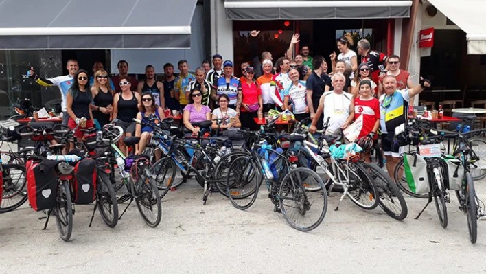 150 Km. pedal bastılar