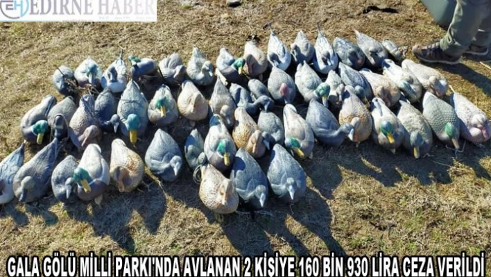 2 kişiye 160 bin 930 lira ceza verildi