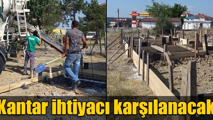 Yeni kantar yapılıyor