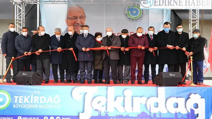 Tekirdağ Büyükşehir Belediyesi Su Ürünleri Toptancı Hali açıldı