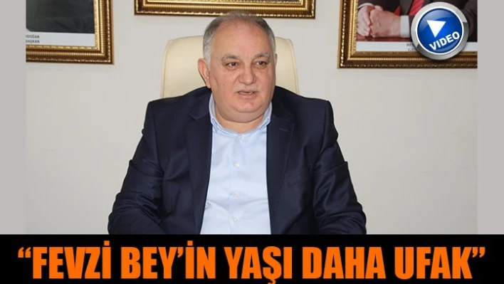 'Onun yaşı daha küçük'