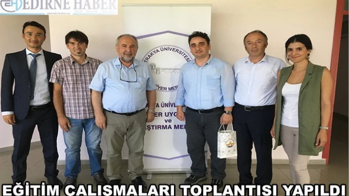 Eğitim çalışmaları toplantısı yapıldı