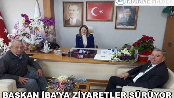 Başkan İba'ya ziyaretler sürüyor