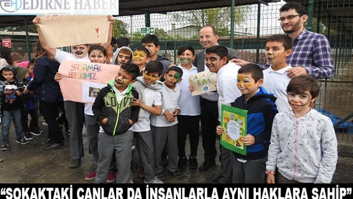 'Sokaktaki canlar da insanlarla aynı haklara sahip'