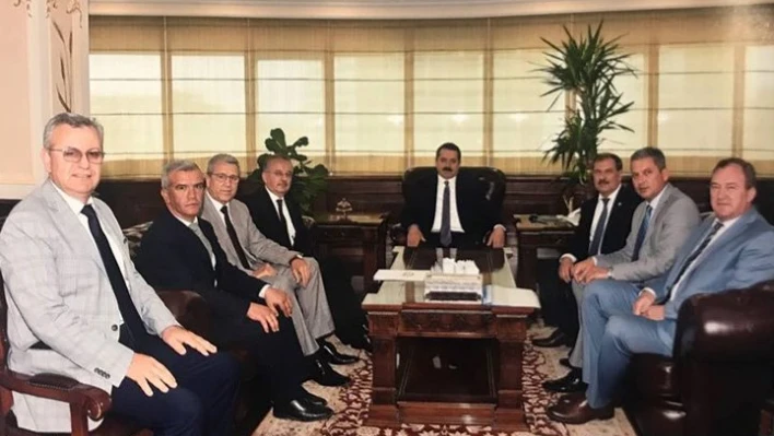 Bakan Çelik'i ziyaret ettiler