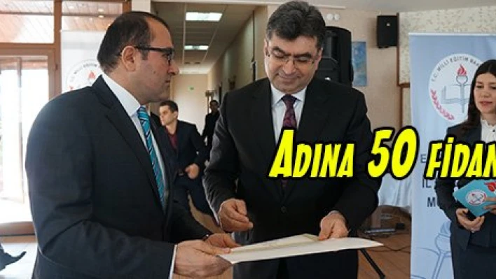 Adına 50 fidan