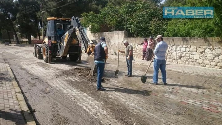Yol bakım çalışması yapıldı