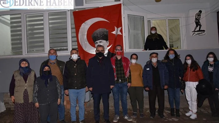 HelvacıoğluÂ askere gidecek genci ziyaret etti