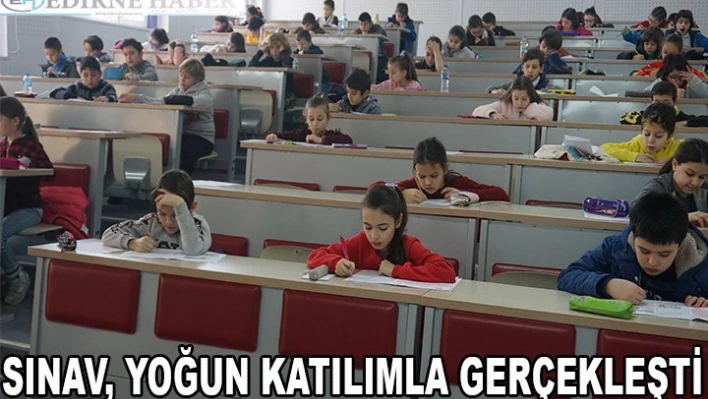 Sınav Yoğun Katılımla Gerçekleşti