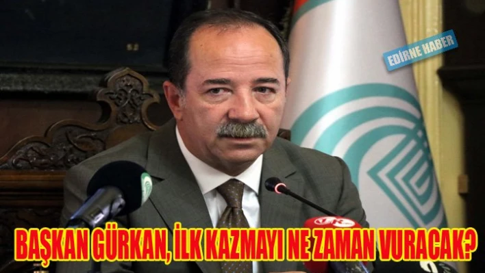Alt yapı için ilk kazma vurulacak