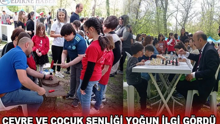 ÇEVRE VE ÇOCUK ŞENLİĞİ YOĞUN İLGİ GÖRDÜ