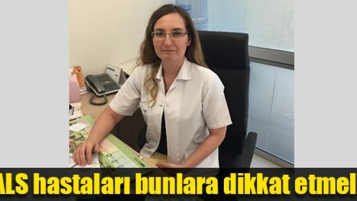 ALS hakkında bilgilendirdi