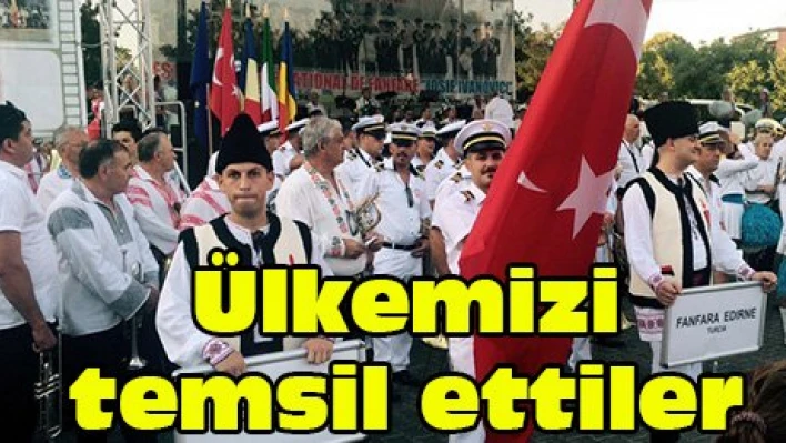 Ülkemizi temsil ettiler