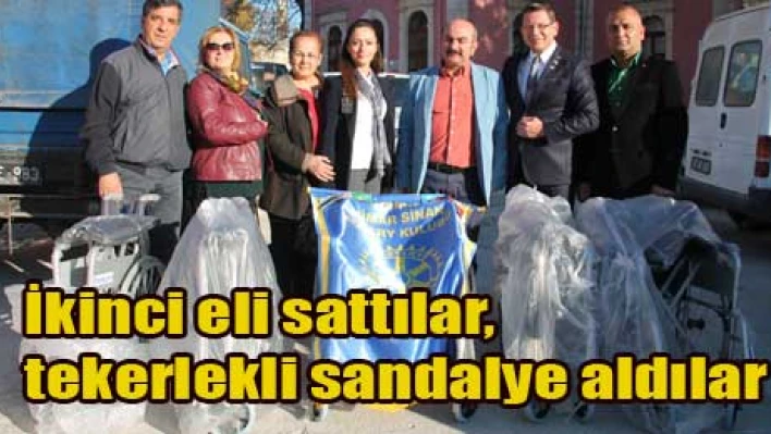 İkinci el eşyadan, tekerlekli sandalyeye